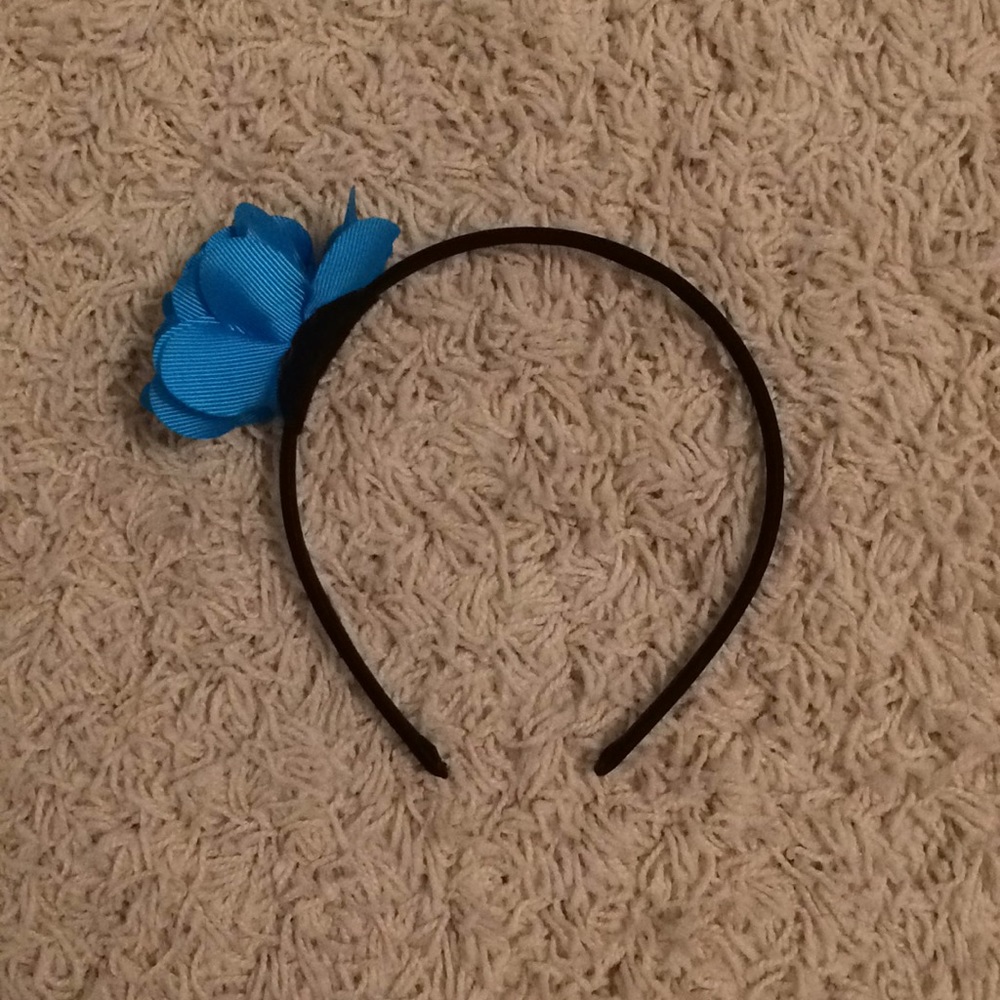 Blue Flower Headband